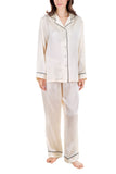 Oscar Rossa Women's Luxury Mulberry Silk Sleepwear 100% Silk Pajamas Set